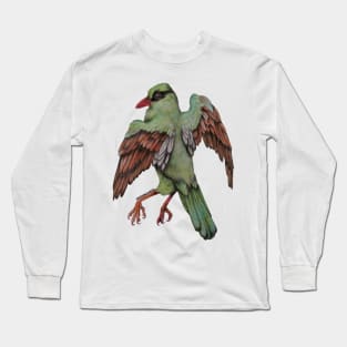 Javan Green Magpie SING FOR SONGBIRDS Long Sleeve T-Shirt